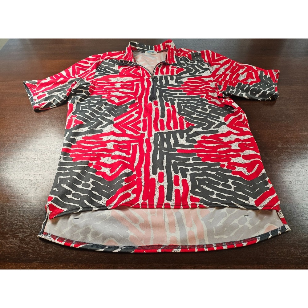 Pearl Izumi Cycling Jersey Sz. XL  Grey Red Shirt Racing Multicolor Shirt